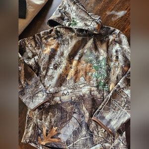 Realtree Camo Kids Pullover Hoodie - Brown, Green